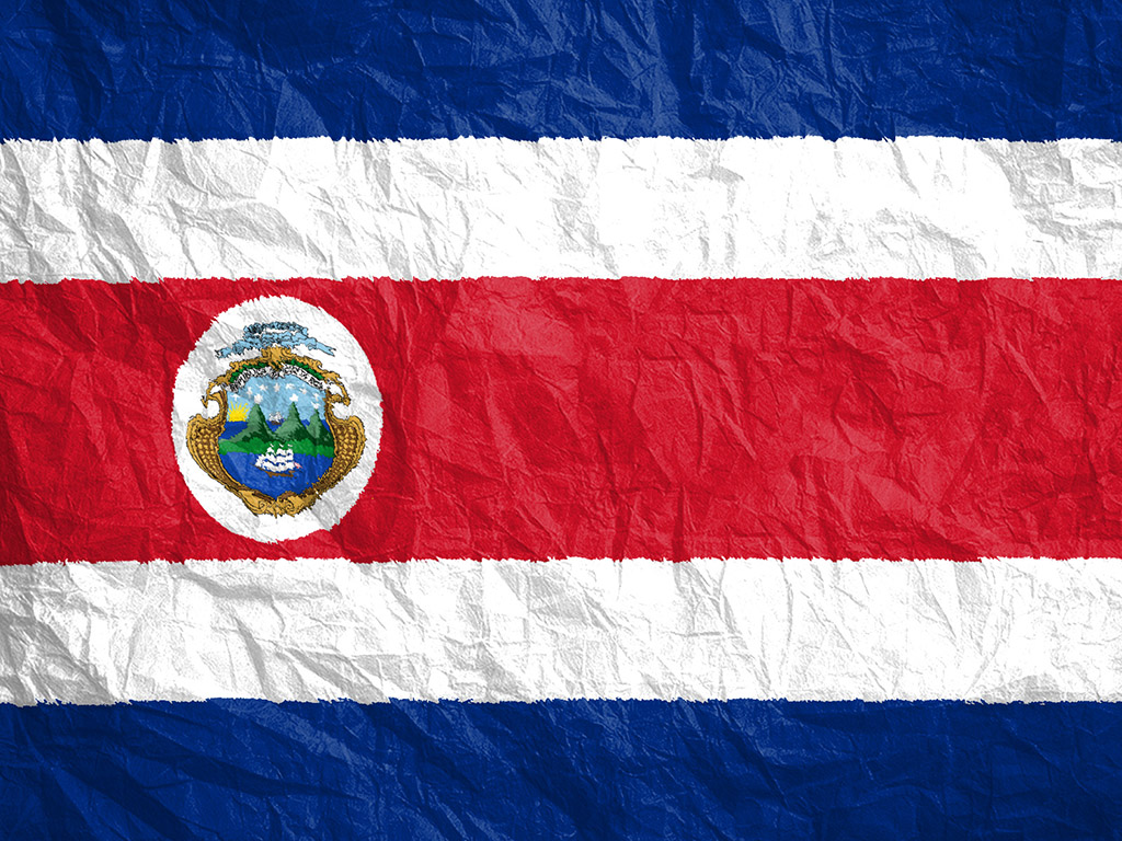 Fahne Costa Ricas - Costa Rica Flagge