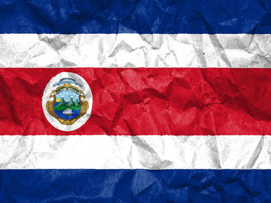 Fahne Costa Ricas - Costa Rica Flagge