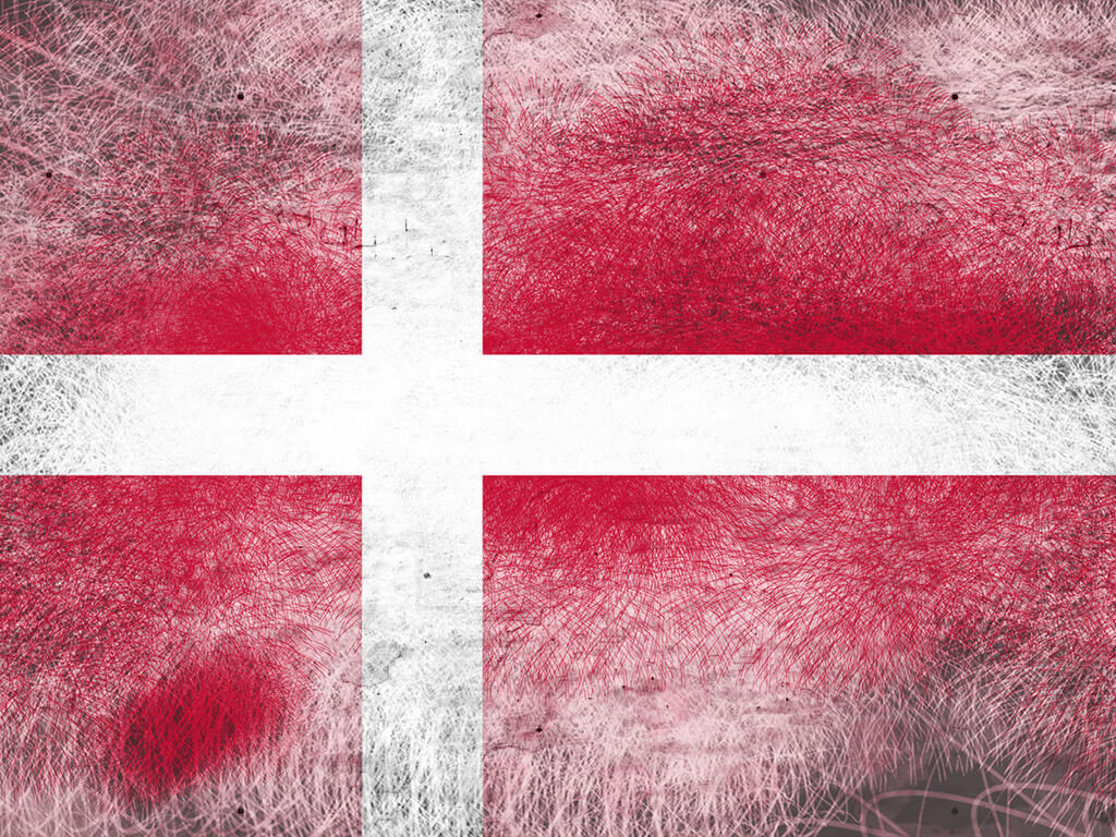 Die Flagge Dänemarks
