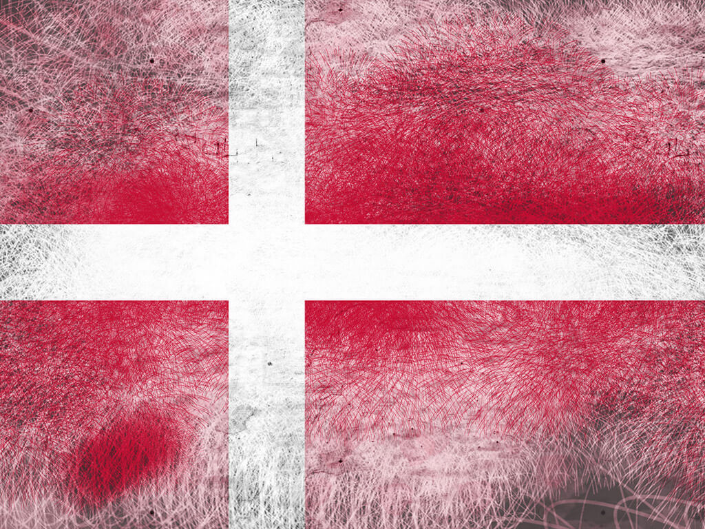 Flagge Dänemarks 012