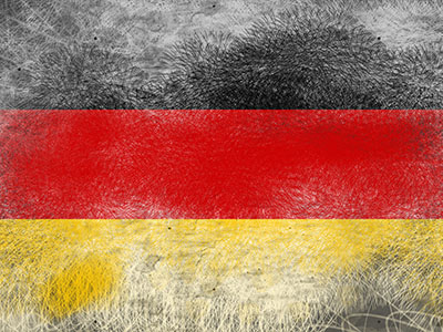 Flagge Deutschland - deutsche Fahne