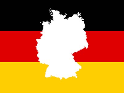 Flagge & Landkarte Deutschland