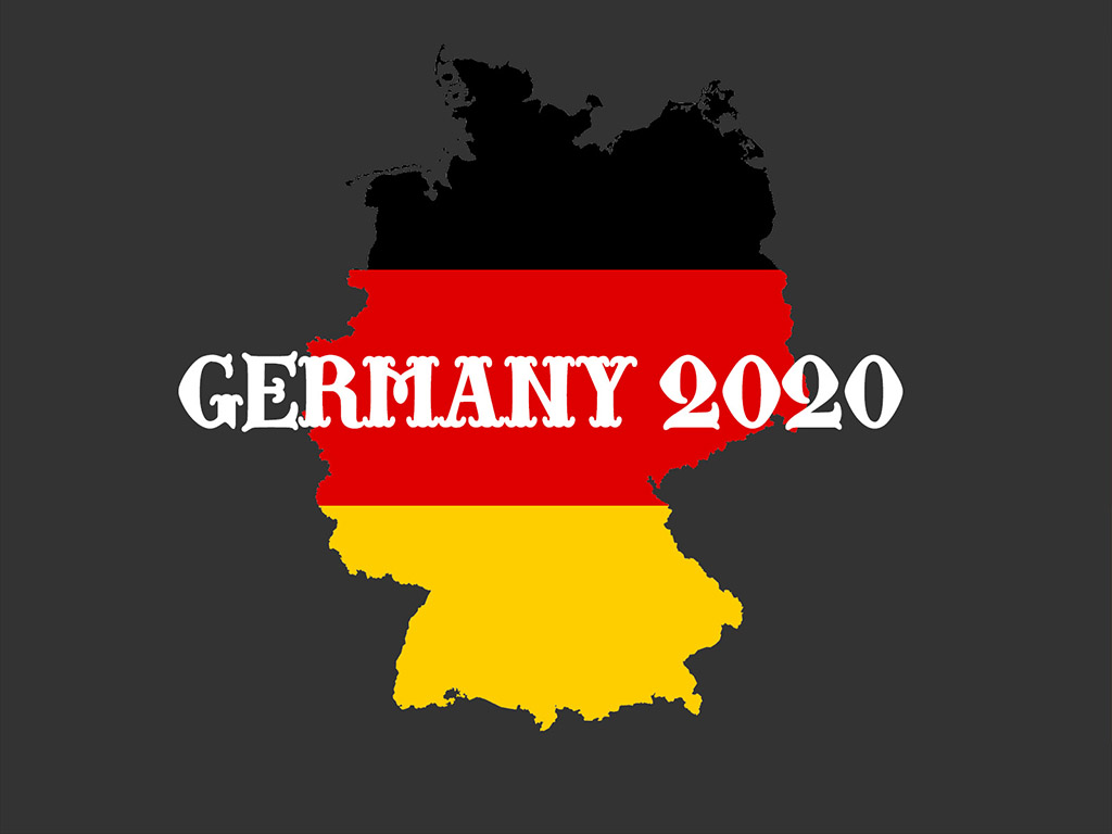 Flagge & Karte Deutschland #002