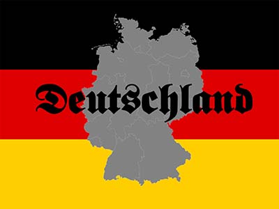 Flagge & Landkarte Deutschland