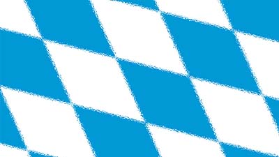 Bayerische Rautenflagge - Staatsflagge Bayerns