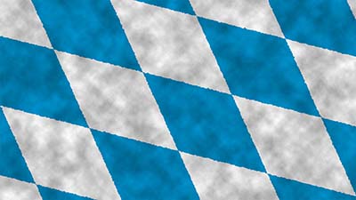 Bayerische Rautenflagge - Staatsflagge Bayerns