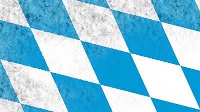 Bayerische Rautenflagge - Staatsflagge Bayerns