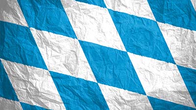 Bayerische Rautenflagge - Staatsflagge Bayerns