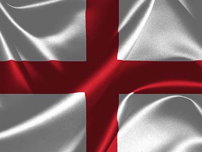 Die Flagge Englands