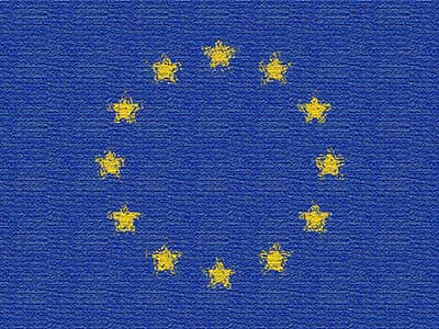 Europaflagge - EU - die Fahne der Europäische Union