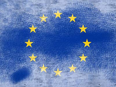 Europaflagge - EU - die Fahne der Europäische Union