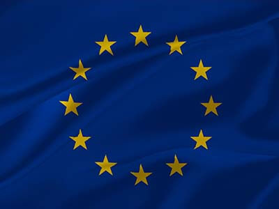 Europaflagge - EU - die Fahne der Europäische Union