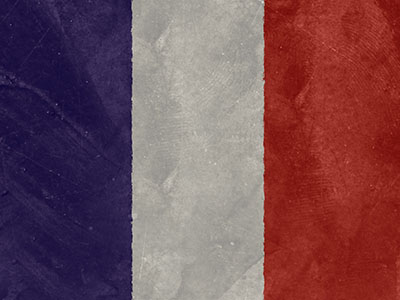 Fahne Frankreich - drapeau France - blau-weiss-rot