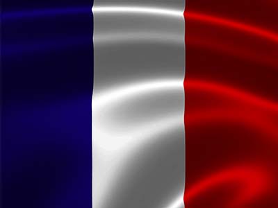 Flagge Frankreichs - französische Fahne