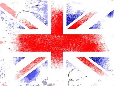 Die Flagge des Vereinigten Königreiches