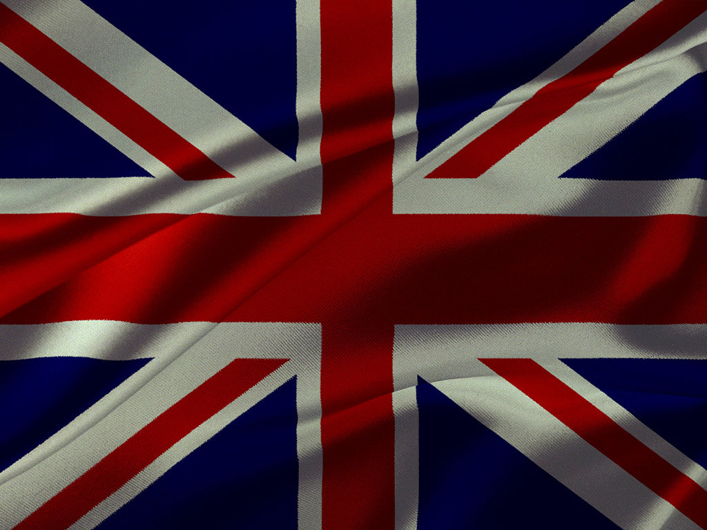 Die Flagge des Vereinigten Königreiches - Union Jack