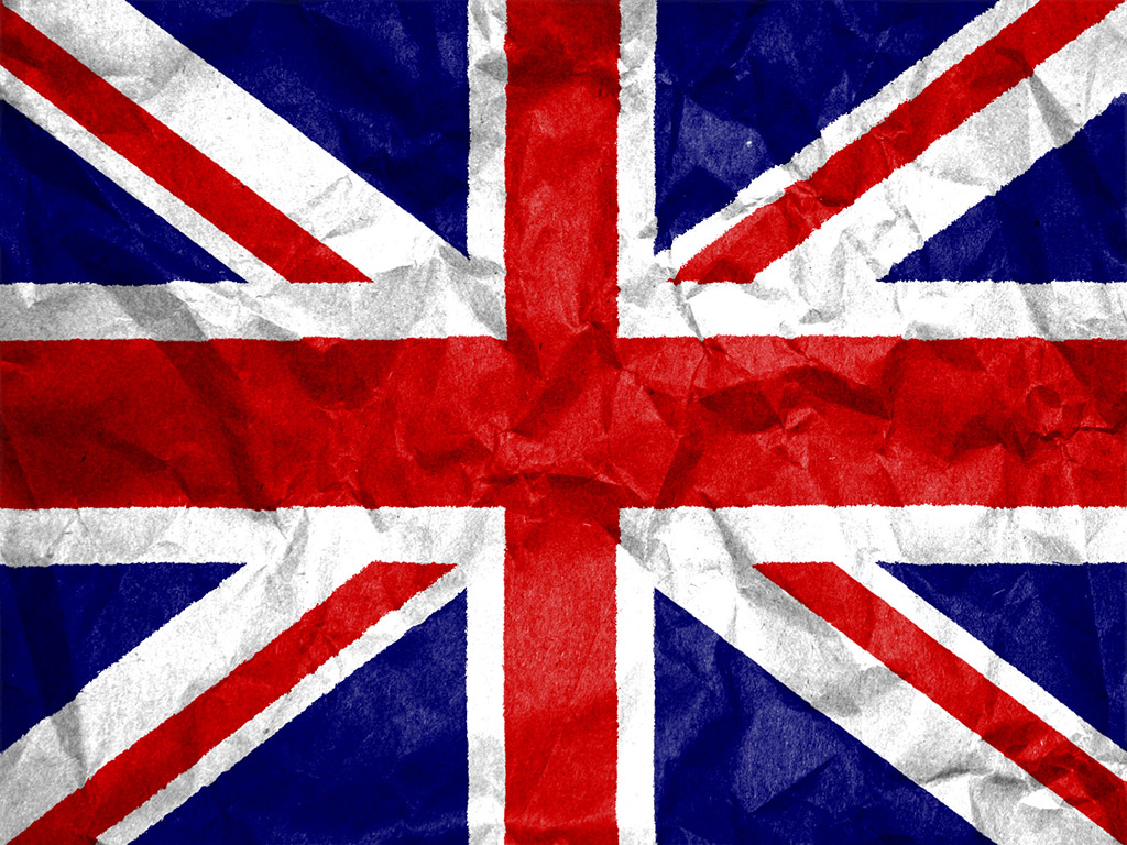 Die Flagge des Vereinigten Königreiches - Union Jack