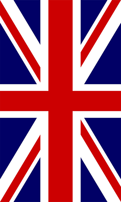 Flagge des Vereinigten Königreiches - Union jack