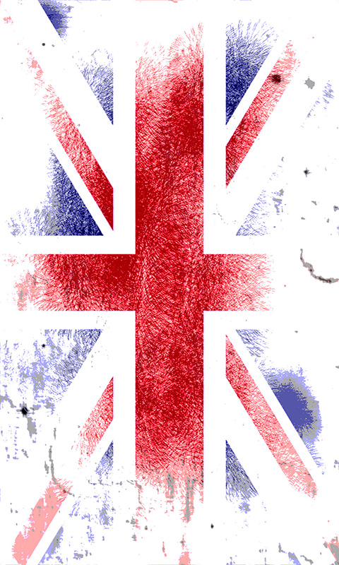 Flagge des Vereinigten Königreiches - britische Flagge