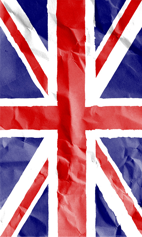 Flagge des Vereinigten Königreiches - britische Flagge