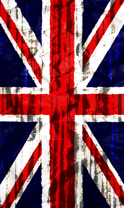 Flagge des Vereinigten Königreiches - britische Flagge