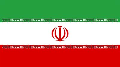 Die Flagge des Iran