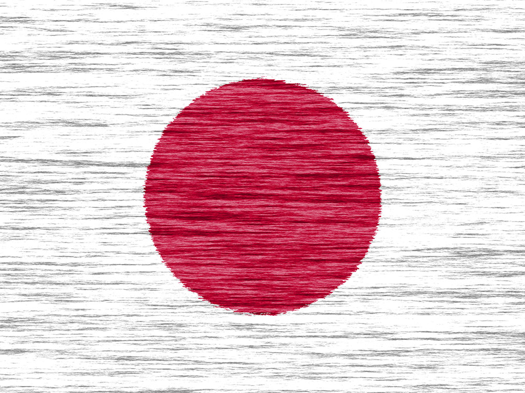 Fahne Japans - Japan Flagge