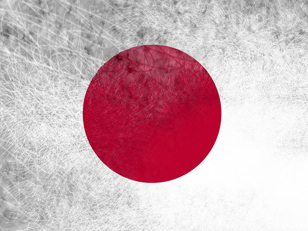 Fahne Japans - Japan Flagge