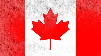 Kanadische Nationalflagge - Ahornblattflagge