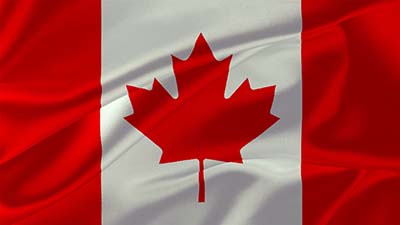 Kanadische Nationalflagge - Ahornblattflagge