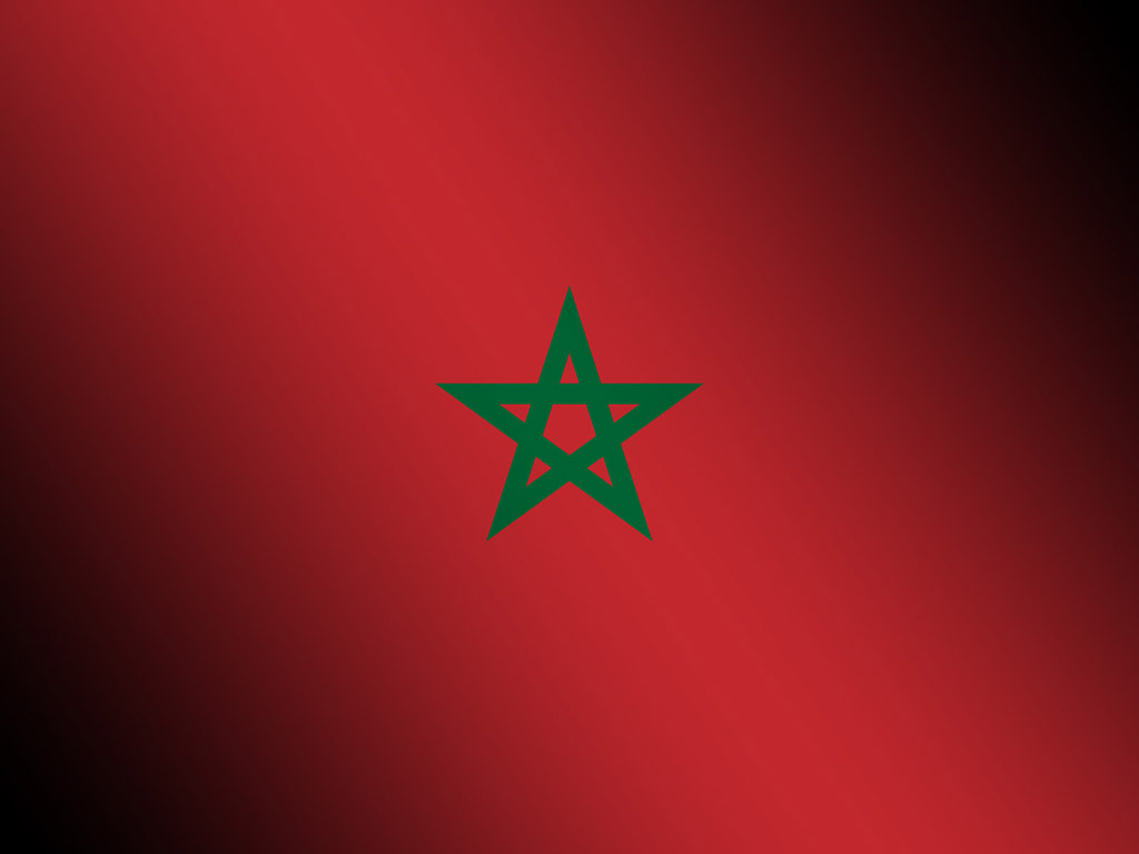 Fahne Marokkos - Marokko Flagge