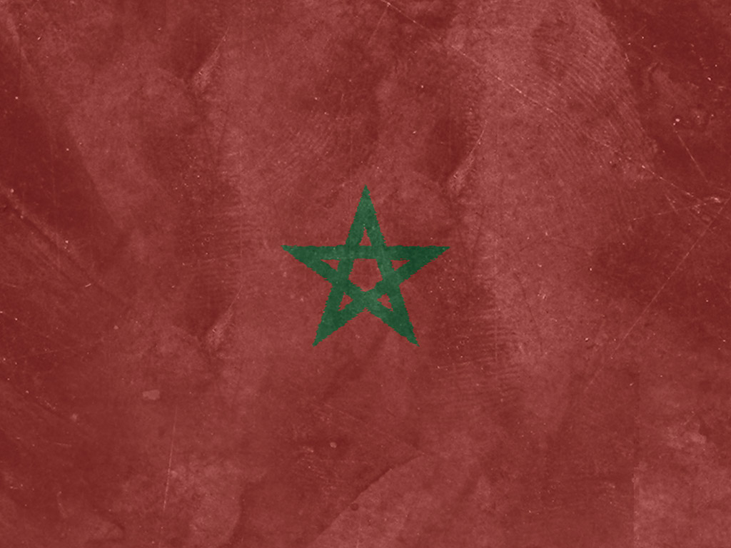 Fahne Marokkos - Marokko Flagge