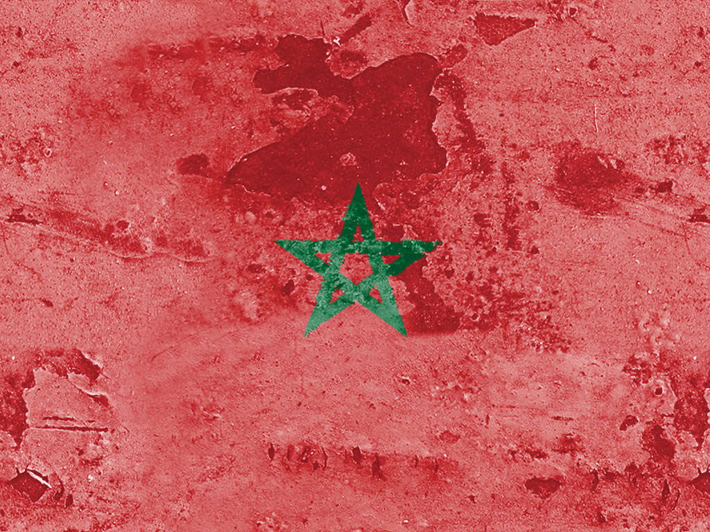 Fahne Marokkos - Marokko Flagge