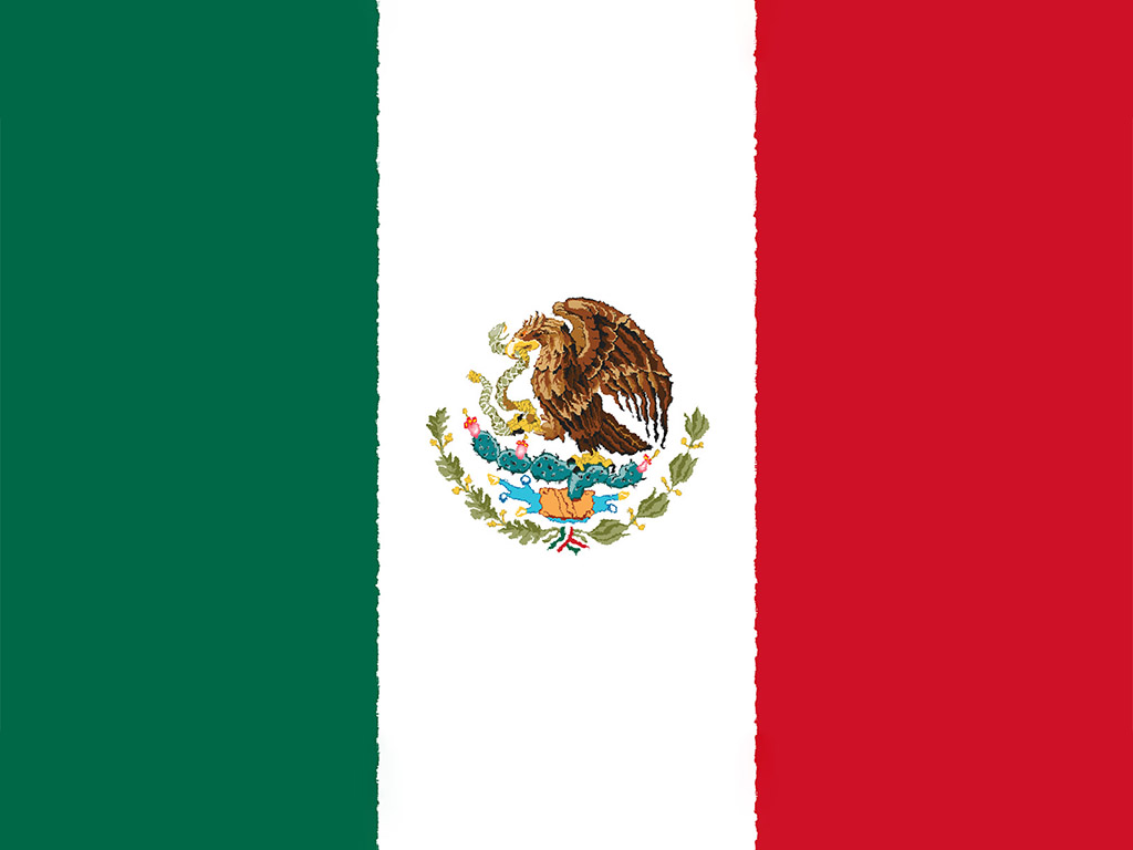 Mexikanische Nationalflagge