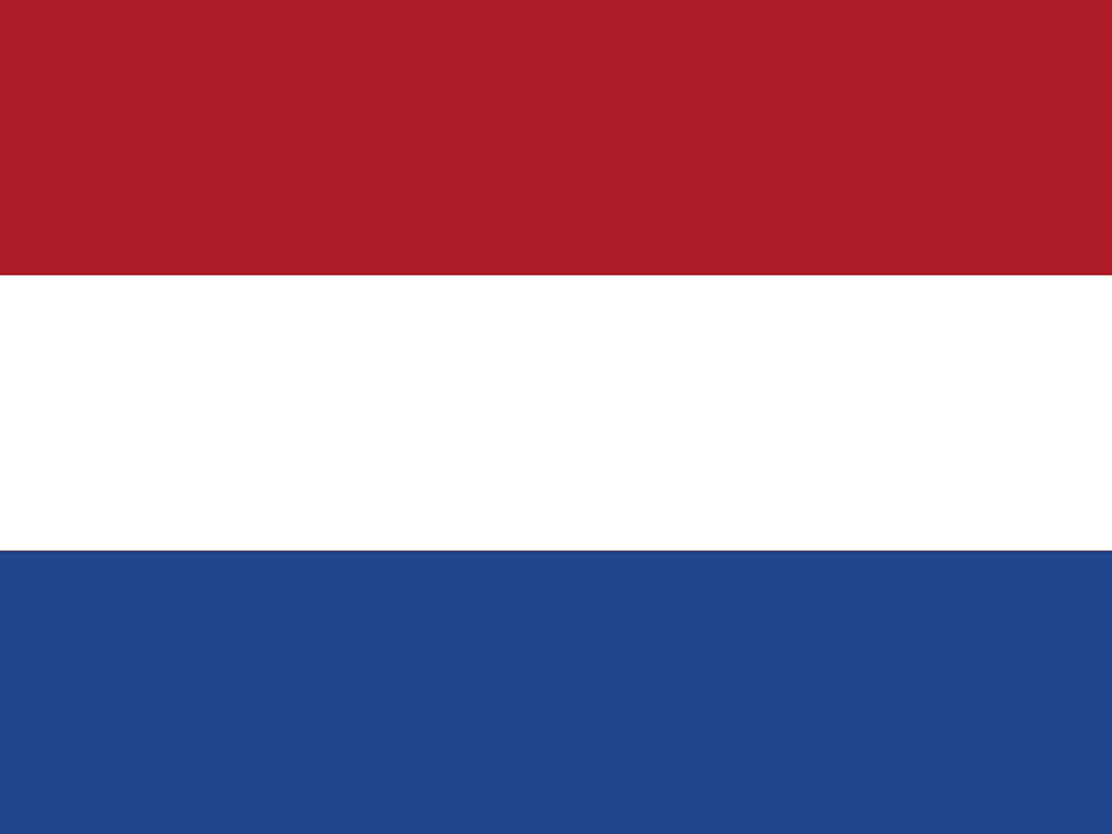 Die Flagge der Niederlande - Trikolor