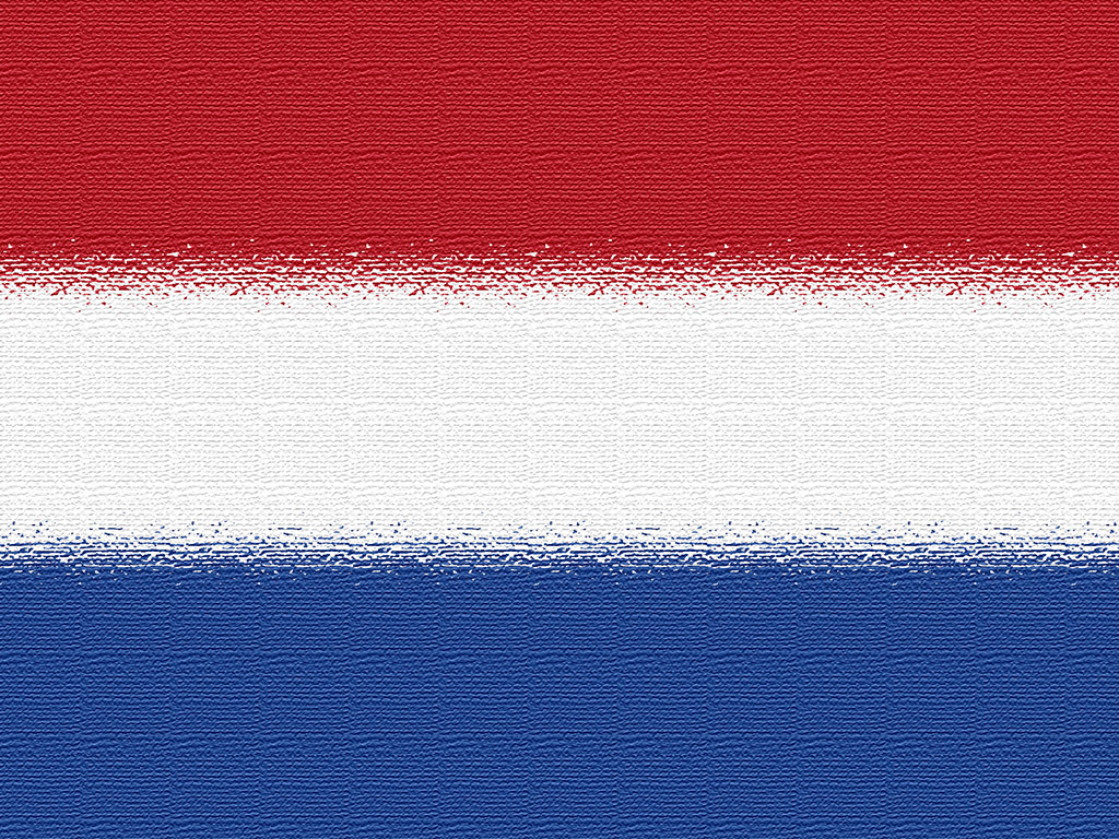 Die Flagge der Niederlande - Trikolor