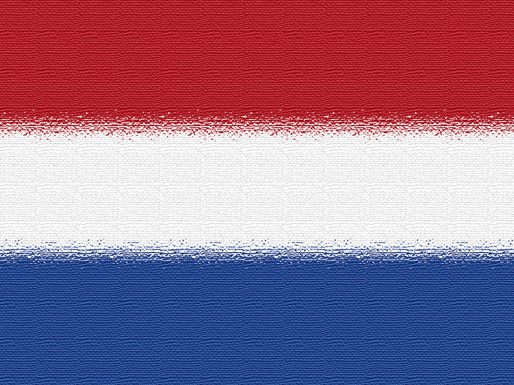 Die Flagge der Niederlande - Trikolor