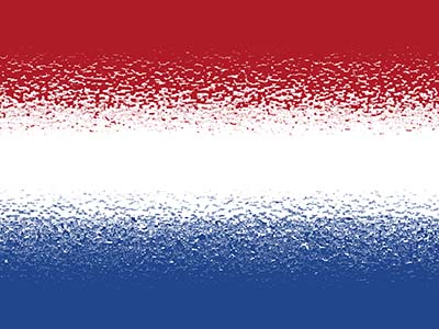 Flagge der Niederlande - Fahne - Nationalflagge - Trikolore