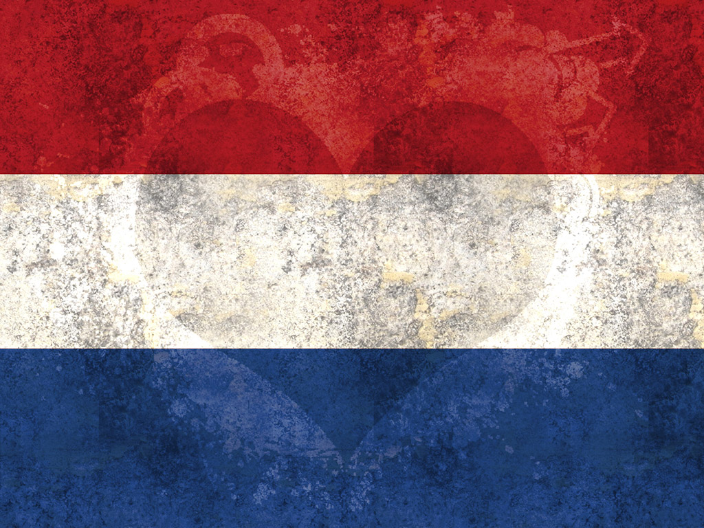 Die Flagge der Niederlande - Trikolor