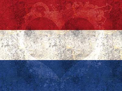 Flagge der Niederlande #004