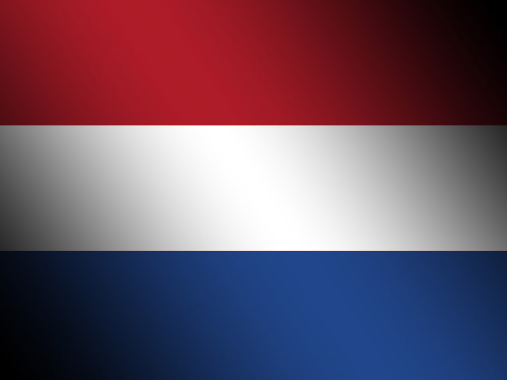 Die Flagge der Niederlande - Trikolor