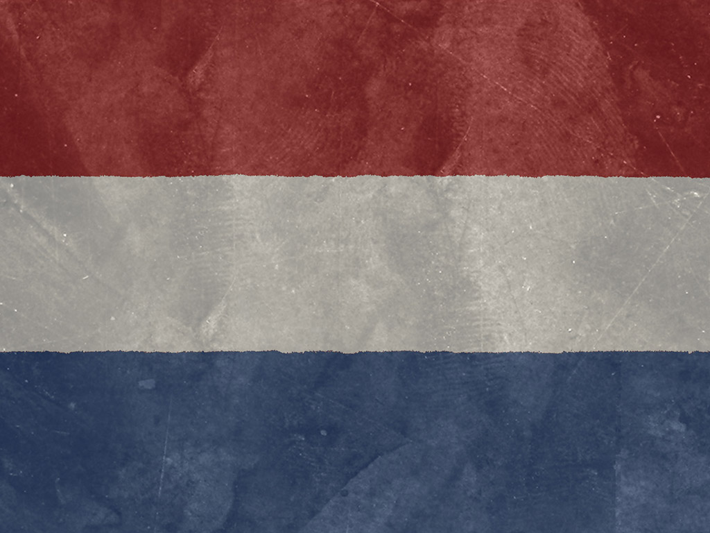 Die Flagge der Niederlande - Trikolor