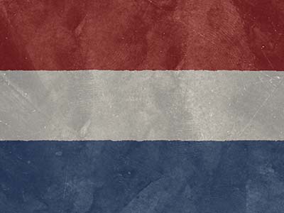 Flagge der Niederlande - Fahne - Nationalflagge - Trikolore