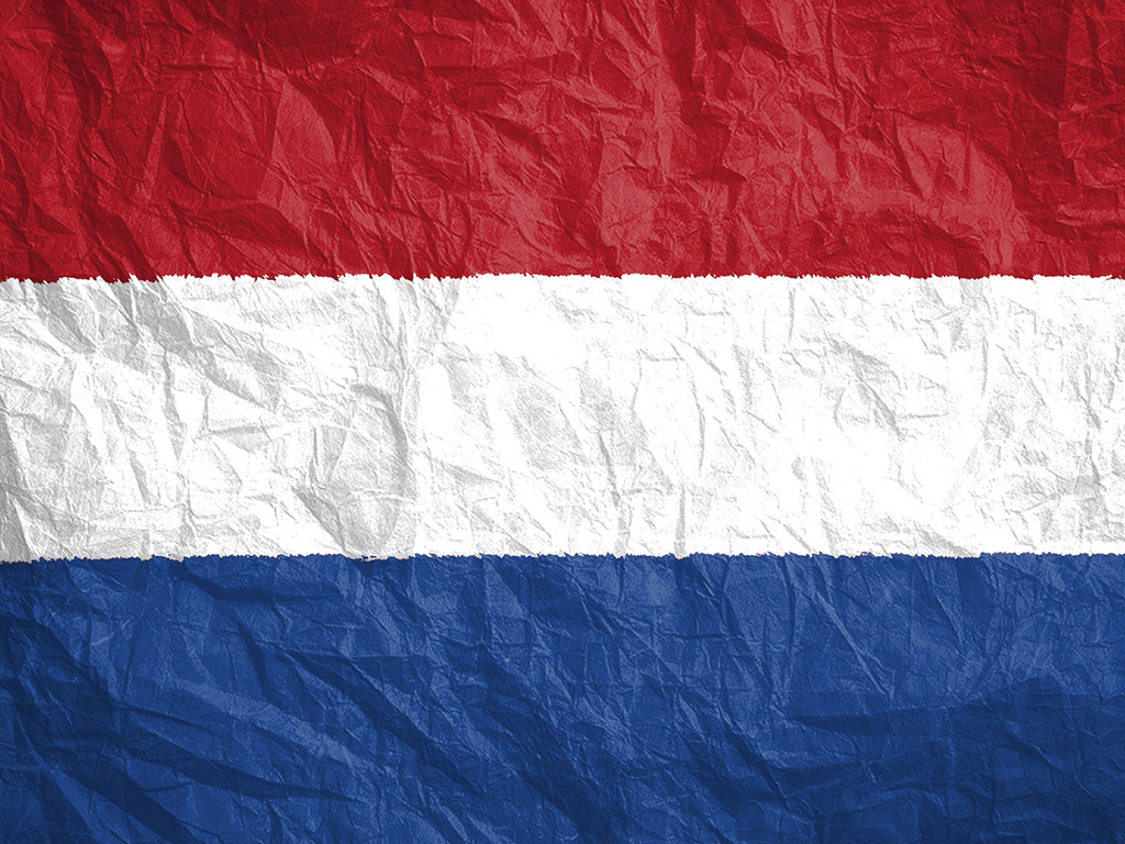 Die Flagge der Niederlande - Trikolor