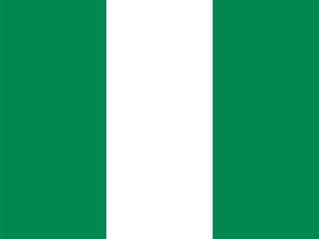 Fahne Nigerias - Nigeria Flagge