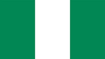 Nigeria Nationalflagge - grün-weiss