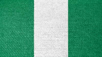 Nigeria Nationalflagge - grün-weiss