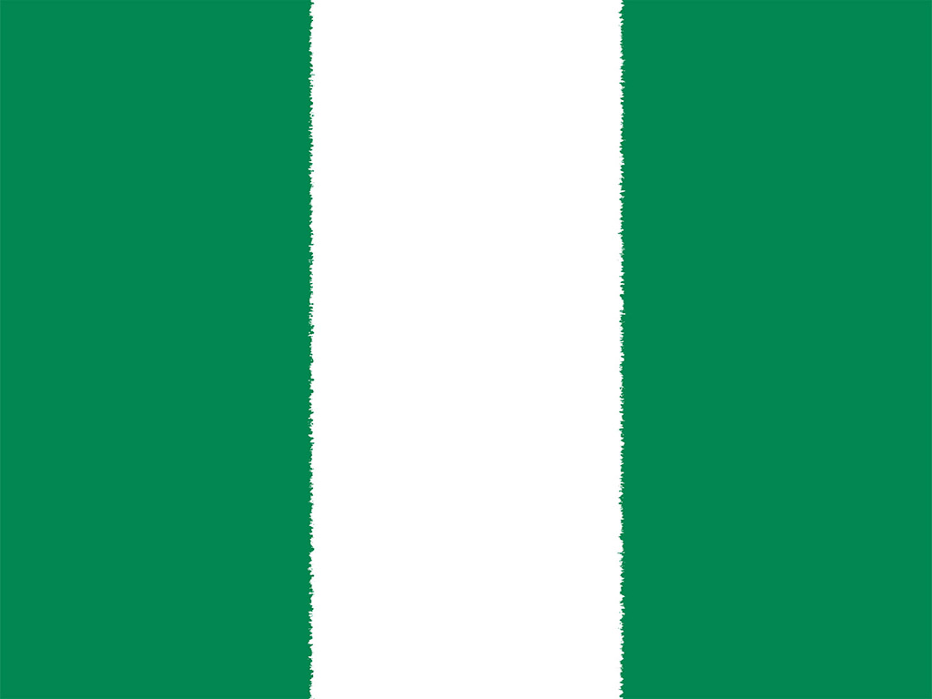 Fahne Nigerias - Nigeria Flagge