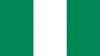 Nigeria Nationalflagge - grün-weiss