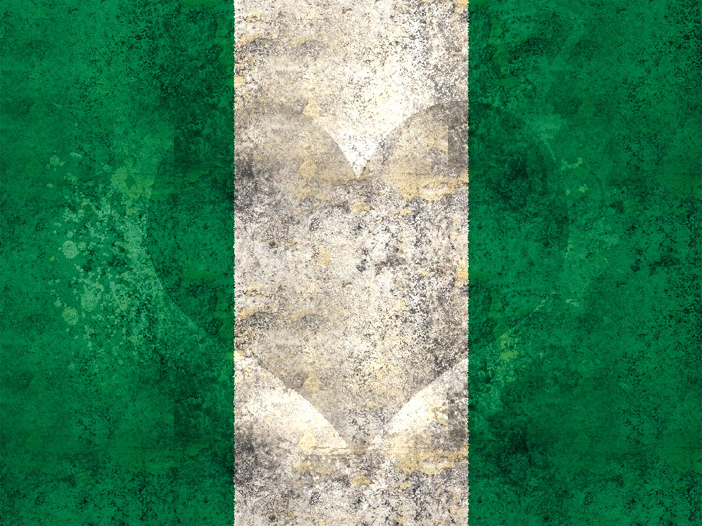 Fahne Nigerias - Nigeria Flagge